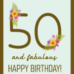 10 Best 50th Birthday Certificate Printable Printablee