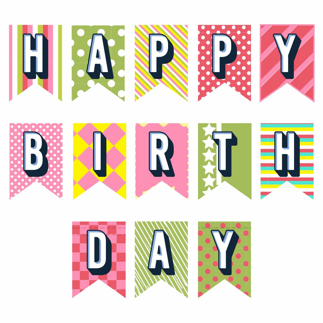 10 Best Happy Birthday Banner Printable Printablee