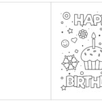 10 Best Printable Birthday Cards To Color Images And Photos Finder