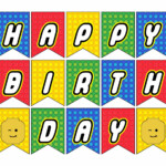 10 Best Printable LEGO Happy Birthday Sign Printablee