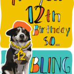 10 Gorgeous Printable Birthday Cards For 12 Year Olds free