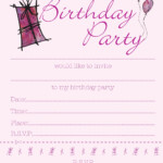 13th Birthday Party Invitation Templates Business Template Ideas