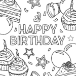 15 Birthday Coloring Pages For Adults Information