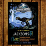 15 Graceful Jurassic World Birthday Invitation Template Free For Free