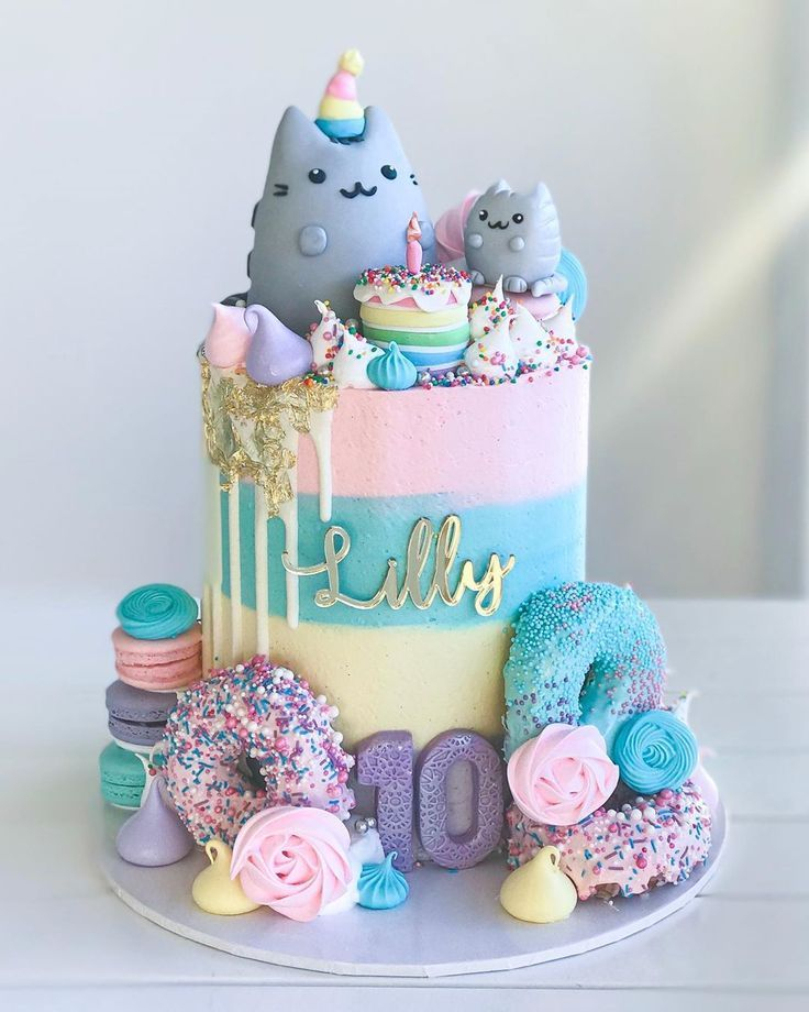 2 233 Likes 49 Comments deliciousbysara On Instagram Pusheen Cake