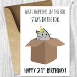 21st Birthday Printable Cards Funny 21st Birthday Cards Etsy