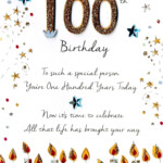 22 Ideas For 100th Birthday Card Home Family Style And Art Ideas