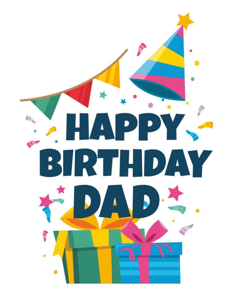 29 Happy Birthday Dad Card Printable Kentooz Site