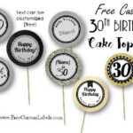 30th Birthday Cake Toppers