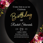 30TH Birthday Invitation Templates Editable With Microsoft Word