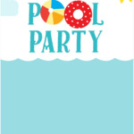 4 Free Printable Summer Party Invitations Pool Party Invitation