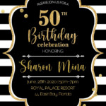 50th Birthday Invitation Templates Free Printable Printable Templates