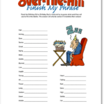 50Th Birthday Party Games Free Printable 50th Birthday Party Games