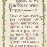 Antique Images Printable Greeting Free Digital Birthday Download Card