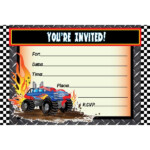 Awesome Monster Truck Birthday Invitations Ideas Monster Trucks