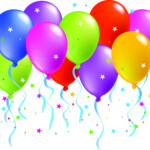 Balloons And Confetti Clip Art Clip Art Library