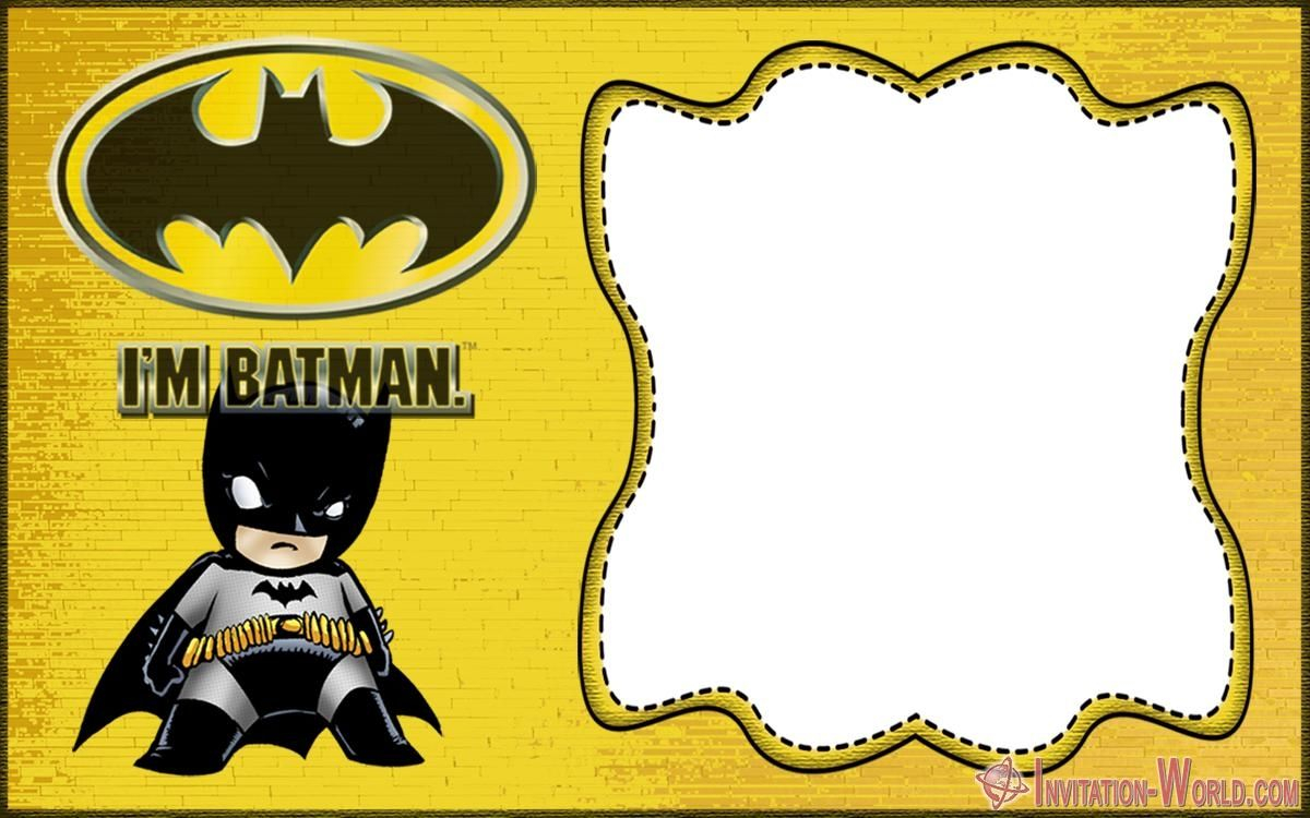 Batman Birthday Party Printables