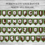 Birthday Banner Printable Minecraft Happy Birthday Banner Template