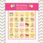 Birthday Bingo Printable Printable Word Searches