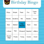 Birthday Bingo Printable Printable Word Searches