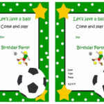 Birthday By Theme Football Birthday Party Invitations Soccer