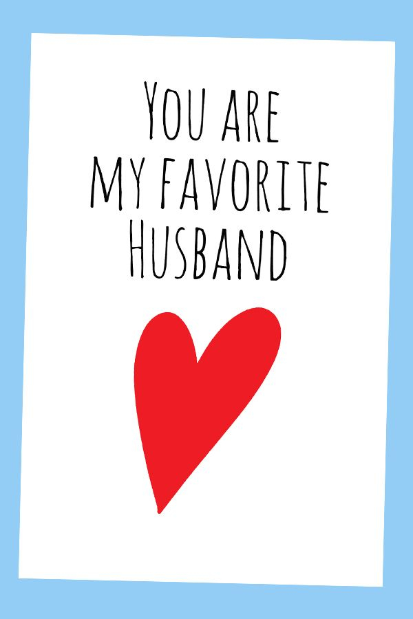 Birthday Card For Husband Digital Printable Card Husband Birthday 