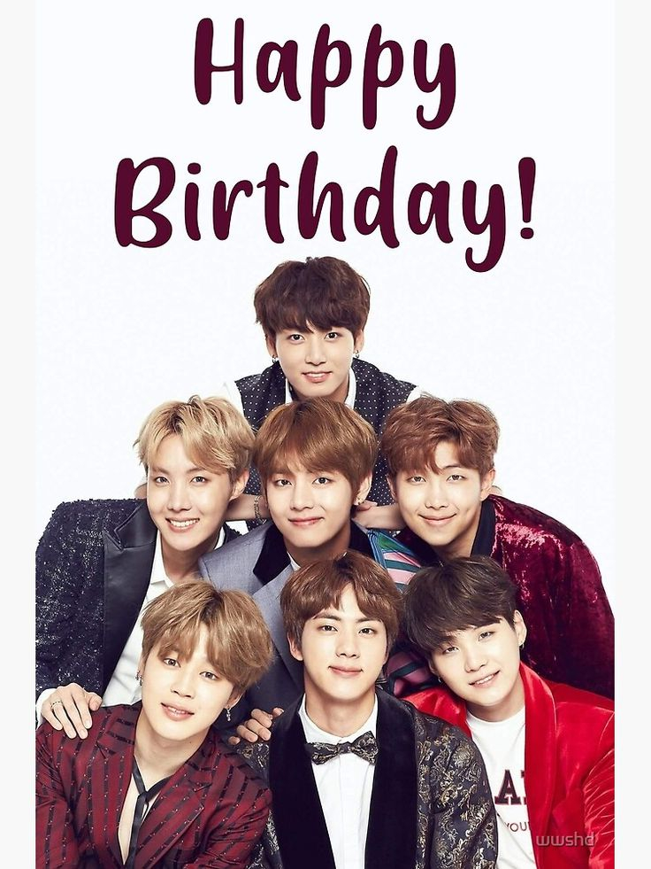 Birthday Cards Paper Party Supplies Jimin BTS Birthday Card Jimin