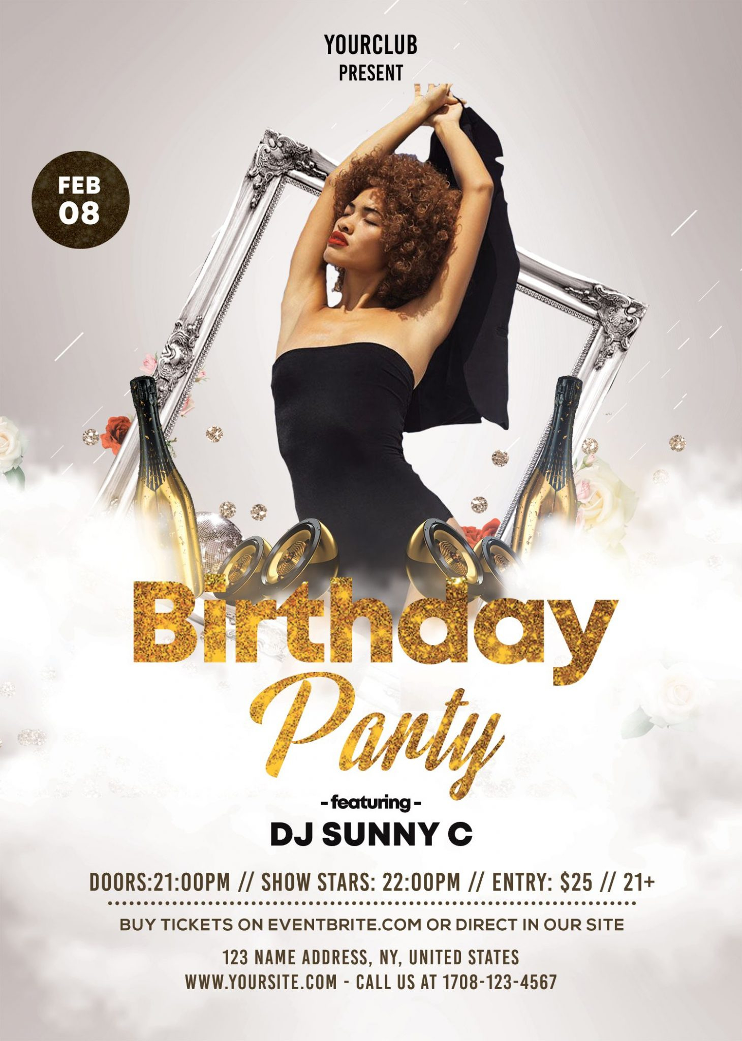 Birthday Club Flyer Template Free The 14 Greatest Design Ideas