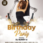 Birthday Club Flyer Template Free The 14 Greatest Design Ideas