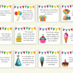 Birthday Clue Cards Printable Clues Indoor Treasure Hunt Etsy Canada