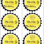 Birthday Goodie Bag Tags Printable Printable Word Searches