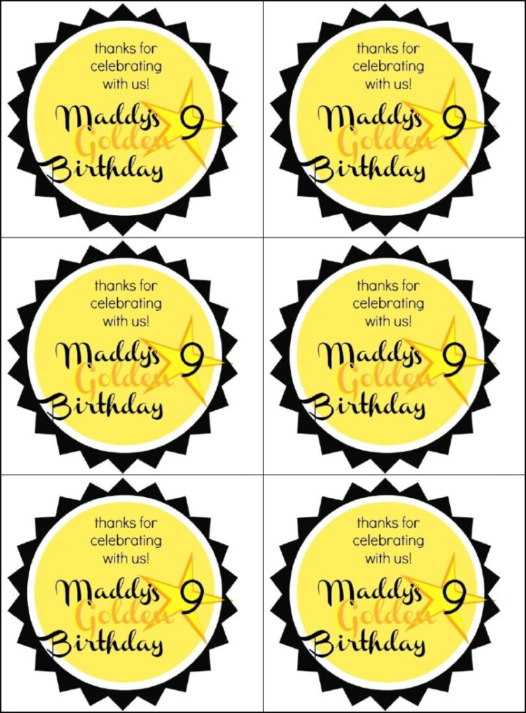 Birthday Goodie Bag Tags Printable Printable Word Searches