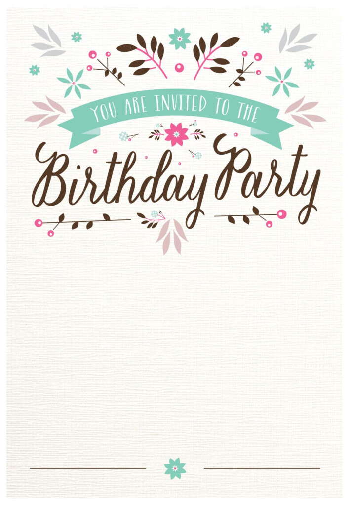 Birthday Invitation Templates Free Printable FREE PRINTABLE TEMPLATES