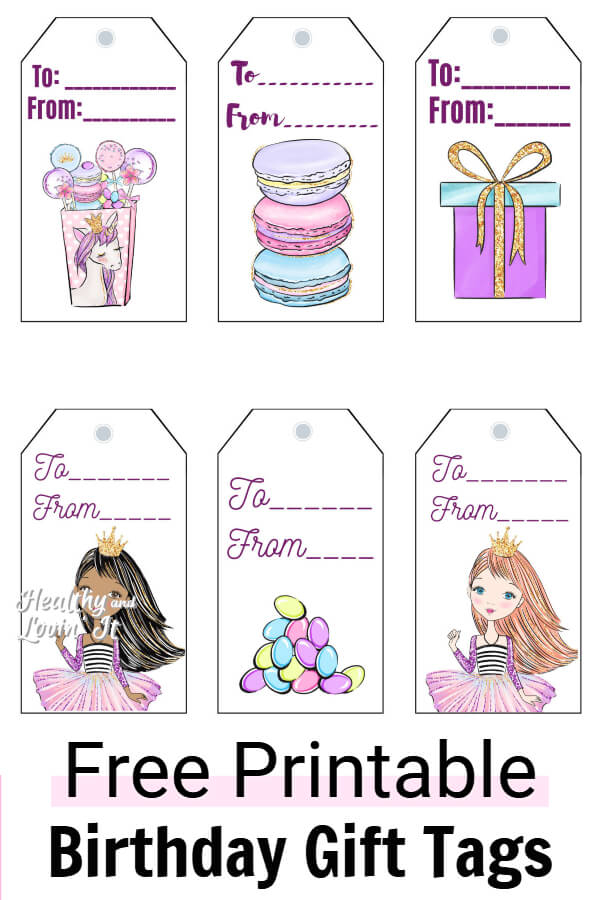 Birthday Party Favor Tags Printable Free Printable Word Searches