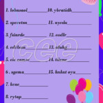 Birthday Party Game Children Birthday Game Printable Etsy