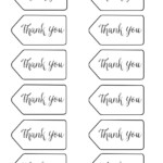 Birthday Thank You Tags Template Free Nisma Info