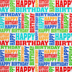 Birthday Wrapping Paper Printable Printable Word Searches