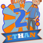 Blippi Birthday Decoration Centerpiece Oscarsitosroom birthda In