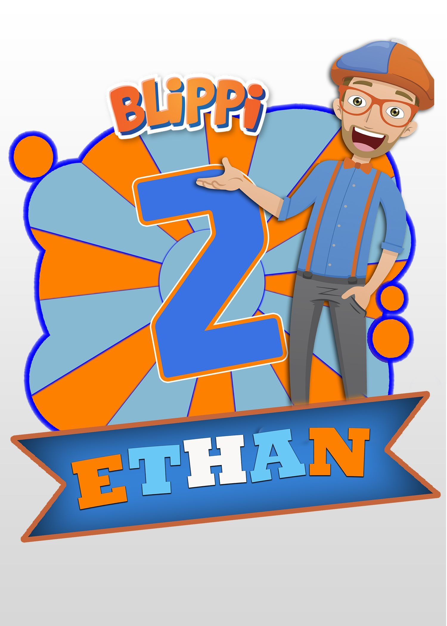 Blippi Birthday Decoration Centerpiece Oscarsitosroom birthda In 