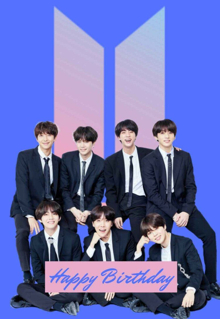 Bts Birthday Card Printable Free Printable Templates