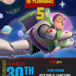 BUZZ LIGHTYEAR BIRTHDAY PARTY INVITATION In 2022 Buzz Lightyear