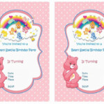 Care Bears Birthday Invitations Birthday Printable Care Bear