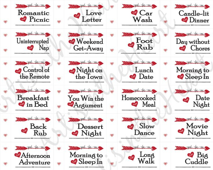 Coupon Book For Him Valentines Love Coupons For Husband Valentines Gift