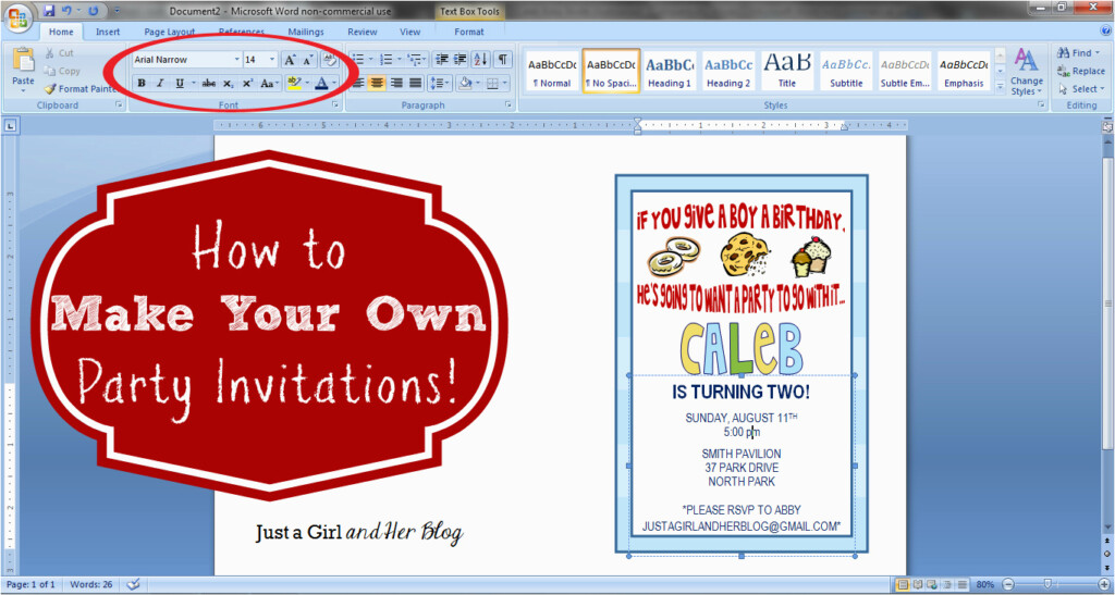 Create Your Own Birthday Invitations Online Free BirthdayBuzz