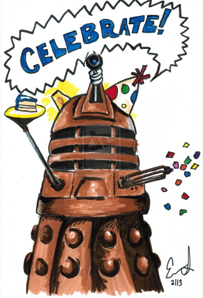 Creative Celebrate Doctor Who Birthday Card For Your Birthday Card 