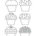 Cupcake Drawing Template At GetDrawings Free Download