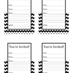 Cupcake Express Happy Friday Free Printable Chevron Invitation