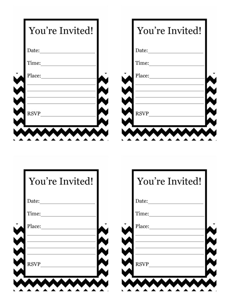 Cupcake Express Happy Friday Free Printable Chevron Invitation