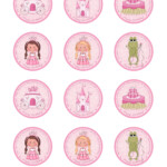 Cupcake Toppers That Go With The Invites Princess Cupcake Toppers