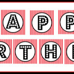 Cut Out Happy Birthday Printable Letters Free Printable Black And